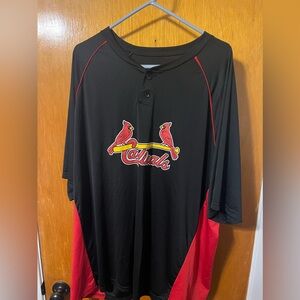 Augusta Sportswear St. Louis Cardinals Two-Button Jersey